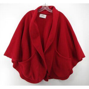 Janska Sweater One Size Readers Wrap Fleece Poncho Cape Cardigan Shawl